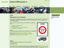 Tablet Screenshot of milieuzones.nl